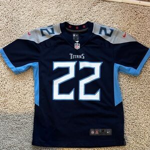 Kids Titans Navy Blue Jersey